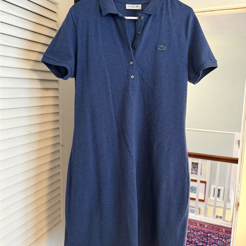 Lacoste Navy Slim Fit Polo dress